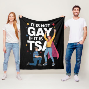 Cobertor De Velo Não é Gay Se é TSA Segurança Aérea Divertida
