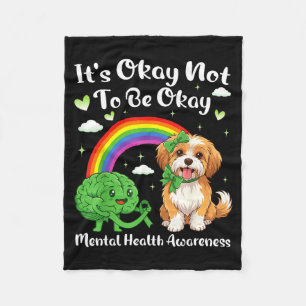 Cobertor De Velo Não é para ter consciência da saúde mental cachorr