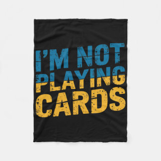 Cobertor De Velo Não Estou Jogando Cartas Palavras de Zelensky 2025