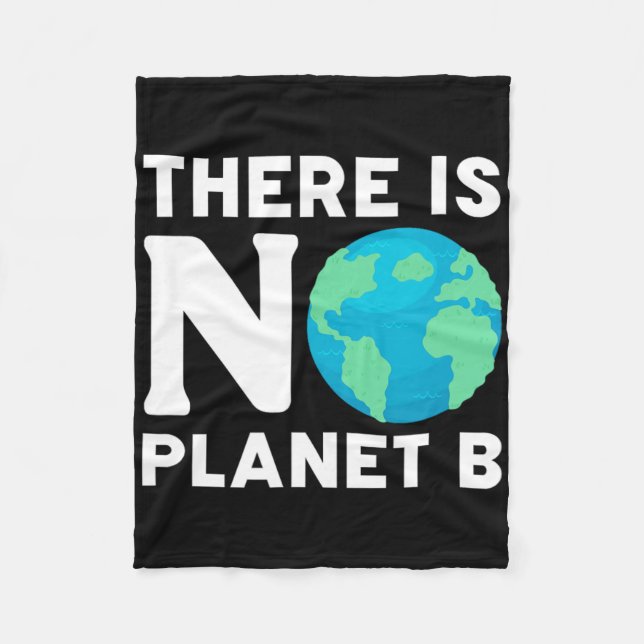Cobertor De Velo Não Existe Plano B Alterações Climáticas Ambiental (Frente)