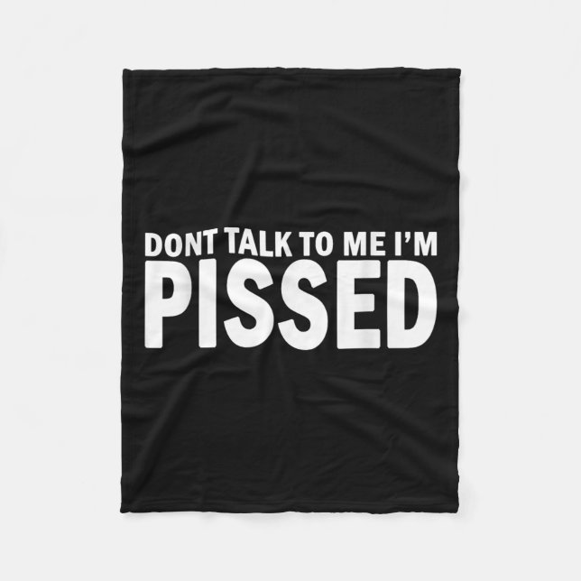 Cobertor De Velo Não fale comigo, sou o Ed. (Frente)