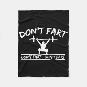 Cobertor De Velo Não Fart Engraçado Malhação de ginástica Engraçado