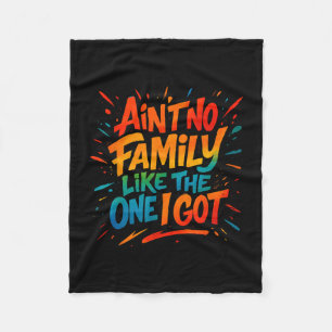 Cobertor De Velo Não Há Nenhuma Família Como a Que Eu Tenho Camiset