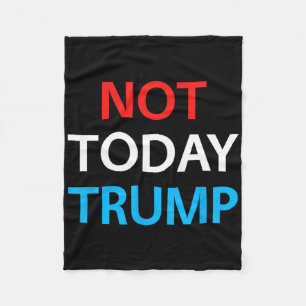 Cobertor De Velo Não Hoje Trump Não Meu Presidente Defenda a Democr