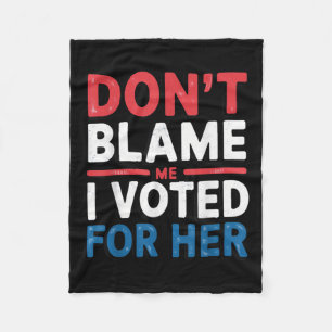 Cobertor De Velo Não Me Culpe Eu Votei Na Camisa Dela Camisa Engraç