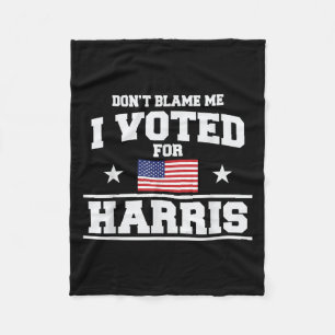 Cobertor De Velo Não Me Culpe, Votei A Favor Do Harris