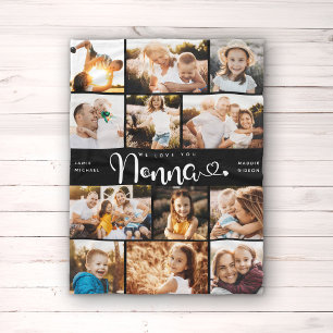 Cobertor De Velo  Não, nós te amamos, coração, colagem de fotos