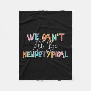 Cobertor De Velo Não podemos ser todos aventureiros neurotípicos do