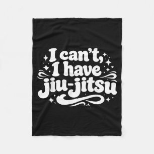 Cobertor De Velo Não Posso Eu Tenho Jiu Jitsu Esporte Engraçado Art