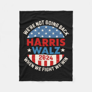 Cobertor De Velo Não Retornando Harris 2024 W 2024 Vote Harris Walt