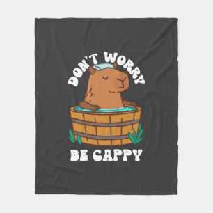 Cobertor De Velo Não se preocupe, seja Cappy