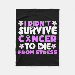 Cobertor De Velo Não Sobreviveu ao Câncer Para Morrer de Estresse -
