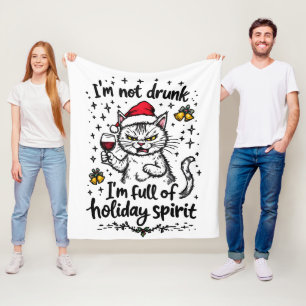 Cobertor De Velo Não sou Bebado, sou Cheio do Espírito de Férias