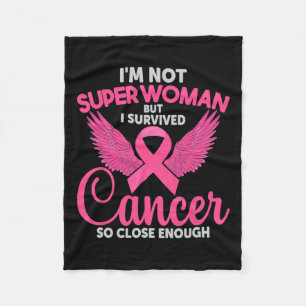 Cobertor De Velo Não Super Mulher, Mas Sobrevivi Ao Cancer Tão Pert