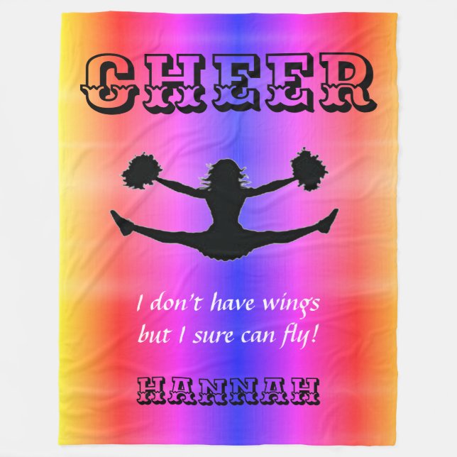 Cobertor De Velo "Não tenho asas, mas posso voar!" (Frente)