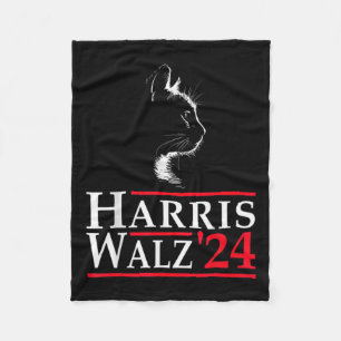 Cobertor De Velo Não Voltando Para A Eleição De Kamala Harris Cat L