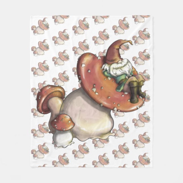 Cobertor De Velo Napping Gnome (Frente)