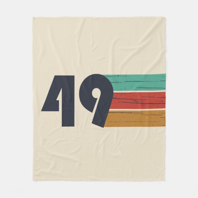 Cobertor De Velo nascer de aniversário de 1949 (Frente)