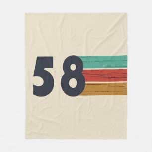 Cobertor De Velo nascer de aniversário de 1958