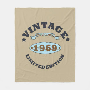 Cobertor De Velo nascer de aniversário de 1969