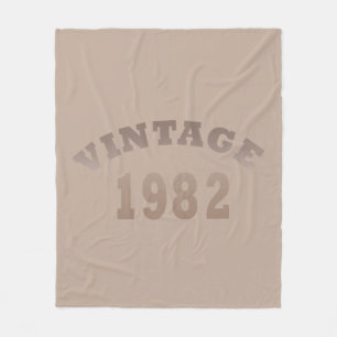 Cobertor De Velo Nascer de aniversário de 1982