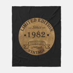 Cobertor De Velo Nascer de aniversário de 1982