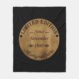 Cobertor De Velo nascer em novembro de 1980