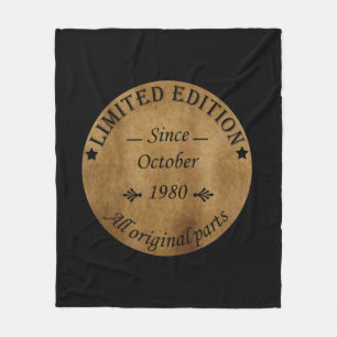 Cobertor De Velo nascer em outubro de 1980