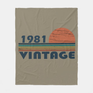 Cobertor De Velo Nascer em presente de aniversário de 1981