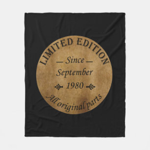 Cobertor De Velo nascer em setembro de 1980