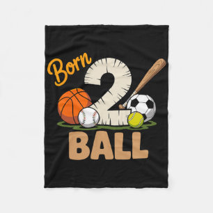 Cobertor De Velo Nascido para jogar todos os esportes Basquetebol B