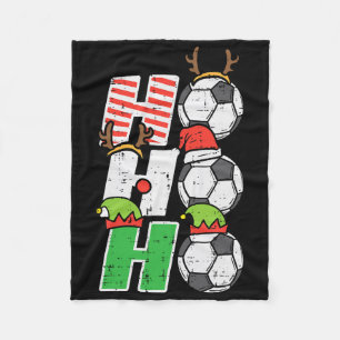 Cobertor De Velo Natação Pé de Natal Ho Ho Ho Futebol de Natal Espo