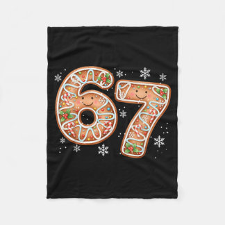 Cobertor De Velo Natal 6 7 Seis Sete Divertido 67 Meme Biscoito 
