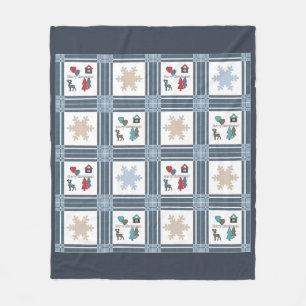 Cobertor De Velo Natal, ano novo, veado