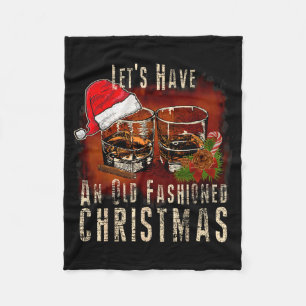 Cobertor De Velo Natal ao estilo Whiskey Antigo - Gota de Cauda de