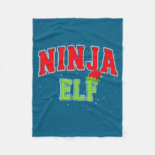 Cobertor De Velo Natal da Família do Elfo Ninja de Correspondência