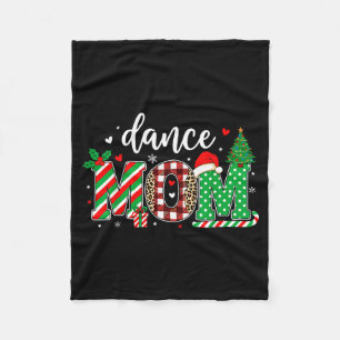 Cobertor De Velo Natal da Mãe de Dança Plaid de Búfalo Leopardo Cha