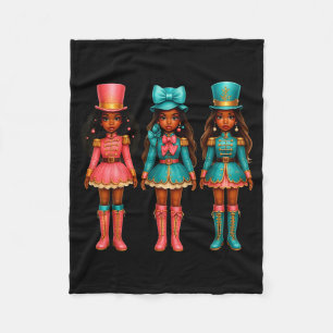 Cobertor De Velo Natal da Menina Negra Quebra-Nozes Nk Quebra-Nozes