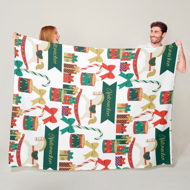 Cobertor De Velo Natal do Balé tradicional do nutcracker (In Situ)