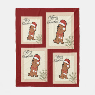 Cobertor De Velo Natal do Dachshund