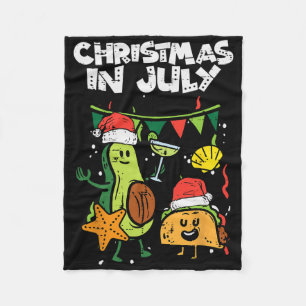 Cobertor De Velo Natal Em Julho Abacate Taco Verão Mexicano Homens