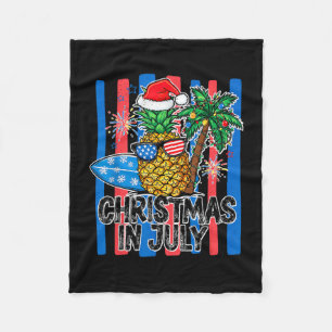 Cobertor De Velo Natal em julho chapéu de Papai Noel de verão bande