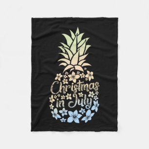 Cobertor De Velo Natal Em Julho Colorido Pineapple Praia Verão