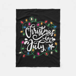 Cobertor De Velo Natal Em Julho Luz Engraçada Verão Xmas Homens Que