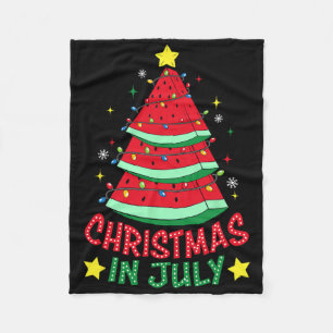 Cobertor De Velo Natal Em Julho Melancia Árvore De Natal Verão Home