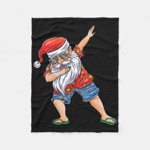 Cobertor De Velo Natal Em Julho Papai Noel Havaiano 