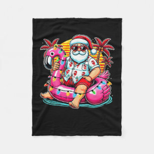 Cobertor De Velo Natal Em Julho Papais noeis Flamingo Float Sumam
