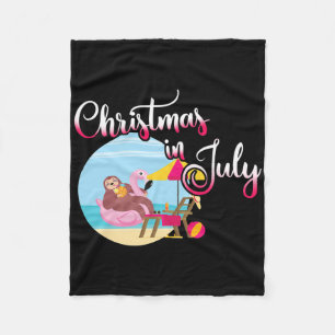 Cobertor De Velo Natal Em Julho - Preguiça Preguiçosa Em Flutuador