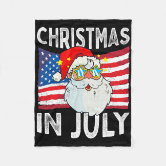 Cobertor De Velo Natal Em Julho Retro Hipster Engraçado Santa Homen