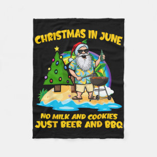 Cobertor De Velo Natal Em Junho Sem Leite E Biscoitos Só Cerveja An